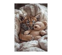 Jigsaw Puzzles for Adults 1200 Animal Tigers, Challenge Educational Game, Impossible High Difficult Jigsaw Puzzles for Adults, Puzzle 1200 Pieces