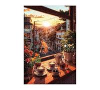 Jigsaw Puzzles for Adults 1200 City Sunrise, Challenge Educational Game, Impossible High Difficult Jigsaw Puzzles for Adults, Puzzle 1200 Pieces
