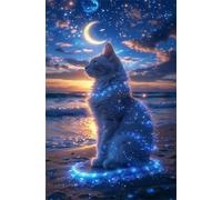 Jigsaw Puzzles for Adults 1200, Moon Cat Puzzle, Challenging Puzzles, Perfect for Relaxation, Creativity & Gift Giving 1200 Piece Puzzle Games for Adults