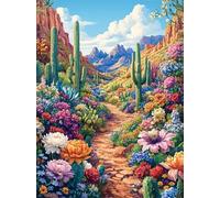 Jigsaw Puzzles for Adults 1200 Piece Flower Cactus Mountain, Jigsaws 1200 pieces for adults Family Activity, Challenging puzzles Games, Colourful, Beautiful Decoration Puzzle