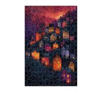 Jigsaw Puzzles for Adults 1200 Pieces Country Cottage, Challenge High Difficulty, Educational Games Impossible Puzzle, Puzzles for Adults 1200 Piece