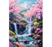 Jigsaw Puzzles for Adults 1200 pieces,Mountain Tree Waterfall puzzles for adults,Classic Educational Games DIY Handwork Puzzle for Home Decor Gift