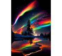 Jigsaw Puzzles for Adults 1200, Puzzles for Adults Aurora Landscape, Challenging Difficult Logic Puzzle, Puzzle 1200 Pieces for Adult 29.5 x 19.7 inch