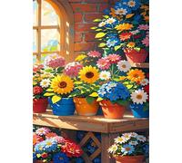 Jigsaw Puzzles for Adults 1200, Puzzles for Adults Colorful Flowers, Challenging Difficult Logic Puzzle, Puzzle 1200 Pieces for Adult 29.5 x 19.7 inch