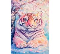 Jigsaw Puzzles for Adults 1200, Puzzles for Adults Petal Animal Tiger, Challenging Difficult Logic Puzzle, Puzzle 1200 Pieces for Adult 29.5 x 19.7 inch