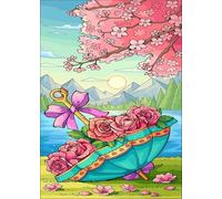 Jigsaw Puzzles for Adults 1200, Puzzles for Adults Rose River Landscape, Challenging Difficult Logic Puzzle, Puzzle 1200 Pieces for Adult 29.5 x 19.7 inch