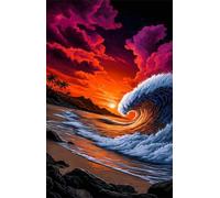 Jigsaw Puzzles for Adults 1200, Waves Scenery Puzzle, Challenging Puzzles, Perfect for Relaxation, Creativity & Gift Giving 1200 Piece Puzzle Games for Adults