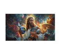 Jigsaw Puzzles for Adults 1312 Piece, Puzzle Educational Games, Challenging Puzzle Game for The Whole for Women, Gifts for Men, DIY Craft Puzzles for Home Decoration Gifts, Theme: Earth Jesus h-138