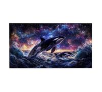 Jigsaw Puzzles for Adults 1312 Piece, Puzzle Educational Games, Challenging Puzzle Game for The Whole for Women, Gifts for Men, DIY Craft Puzzles for Home Decoration Gifts,Theme: Whale Starry Sky h569