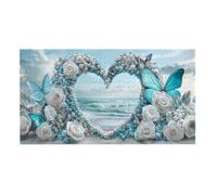 Jigsaw Puzzles for Adults 1312 Piece, Puzzle Educational Games, Challenging Puzzle Game for The Whole for Women, Gifts for Men, DIY Craft Puzzles for Home Decor Gifts,Theme: Butterfly Heart Shape h396