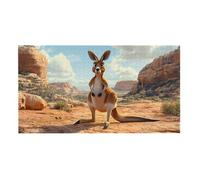 Jigsaw Puzzles for Adults 1312 Piece, Puzzle Educational Games, Challenging Puzzle Game for The Whole for Women, Gifts for Men, DIY Craft Puzzles for Home Decoration Gifts, Theme: Animal Kangaroo h168