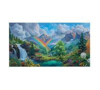 Jigsaw Puzzles for Adults 1312 Piece, Puzzle Educational Games, Challenging Puzzle Game for The Whole for Women, Gifts for Men, DIY Craft Puzzles for Home Decoration Gifts,Theme: Rainbow Mountains h42