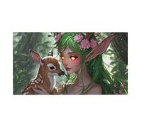 Jigsaw Puzzles for Adults 1312 Piece, Puzzle Educational Games, Challenging Puzzle Game for The Whole for Women, Gifts for Men, DIY Craft Puzzles for Home Decoration Gifts, Theme: Elf Deer h-564