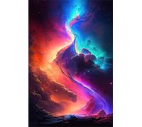 Jigsaw Puzzles for Adults 1314 Colorful Starry Sky Puzzle Impossible Hard Difficult Challenging Puzzle for Adults 1314 Piece Puzzle Games 29.5 x 19.7 inch