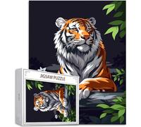 Jigsaw Puzzles for Adults 1314 Piece Challenging Game Toys, 1314 Piece Jigsaw Puzzles for Adults Animal, Impossible Puzzle Tiger Fun Theme Puzzle Classic Educational Games, Gifts for Men H-930