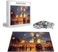 Jigsaw Puzzles for Adults 1314 Piece Challenging Game Toys, 1314 Piece Jigsaw Puzzles for Adults City, Impossible Puzzle Night View Fun Theme Puzzle Classic Educational Games, Gifts for Men H-2001