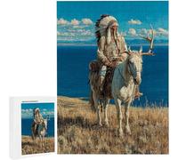 Jigsaw Puzzles for Adults 1314 Piece Wolf Landscape, 1314 Piece Jigsaw Puzzles for Adults, Educational Game jigsaw puzzle 75x50cm Suitable for Decompression and Room Wall Decor Gifts PjY5655 Q-H