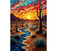 Jigsaw Puzzles for Adults 1314 Sunset Desert Puzzle Impossible Hard Difficult Challenging Puzzle for Adults 1314 Piece Puzzle Games 29.5 x 19.7 inch
