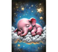 Jigsaw Puzzles for Adults 150 Animal Elephant 13.8 x 9.8 inch, Puzzle Educational Games, 150 Pieces for Adults Family Puzzle Game