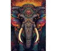 Jigsaw Puzzles for Adults 150, Animal Elephant Puzzles for Adults, Challenging Puzzle Games, Difficult Puzzle 150 Pieces