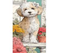 Jigsaw Puzzles for Adults 150, Animals Dogs Flowers Puzzles for Adults, Challenging Puzzle Games, Difficult Puzzle 150 Pieces