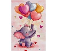 Jigsaw Puzzles for Adults 150, Challenge High Difficulty, Educational Game Decompression Jigsaw Puzzle, Cartoon Elephant Balloon Puzzle 150 Pieces