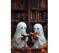 Jigsaw Puzzles for Adults 150, Ghost Bookshelf Puzzles for Adults, Challenging Puzzle Games, Difficult Puzzle 150 Pieces