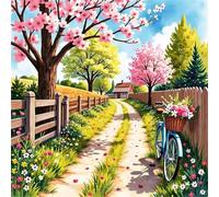Jigsaw Puzzles for Adults 150 piece Country Lane, 150 Piece Difficult jigsaw puzzles for adults, Challenging Jigsaws 150 pieces, Puzzle Game for The Whole for Women, Gifts for Men 65x65cm
