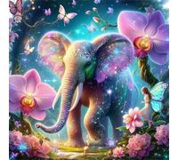 Jigsaw Puzzles for Adults 150 piece Elephant Fairy, 150 Piece Difficult jigsaw puzzles for adults, Challenging Jigsaws 150 pieces, Puzzle Game for The Whole for Women, Gifts for Men 65x65cm