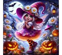 Jigsaw Puzzles for Adults 150 Piece Halloween Girl, Jigsaws 150 pieces for adults Family Activity, Challenging puzzles Games, Colourful, Beautiful Decoration Puzzle