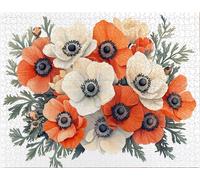 Jigsaw Puzzles for Adults 150 Piece Jigsaw for Adults Educational Game Challenge Toy 150 Pieces for Adolescent. Flower Educational Games Home Decoration. Theme:Color, K-2