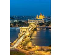 Jigsaw Puzzles for Adults 150 Piece jigsaw puzzles for Adult Educational Game Challenge Toy 150 Pieces Puzzle Challenging Games for The Whole for adults,City Night View Bridge puzzle Gifts