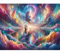 Jigsaw Puzzles for Adults 150 Piece jigsaw puzzles for Adult Educational Game Challenge Toy 150 Pieces Puzzle Challenging Games for The Whole for adults,Colorful Cloud Sea Ship puzzle Gifts