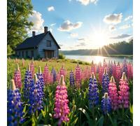 Jigsaw Puzzles for Adults 150 piece River House, 150 Piece Difficult jigsaw puzzles for adults, Challenging Jigsaws 150 pieces, Puzzle Game for The Whole for Women, Gifts for Men 65x65cm