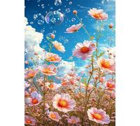Jigsaw Puzzles for Adults 150 piece,Romantic Wildflowers puzzles for adults,Classic Educational Games DIY Handwork Puzzle for Home Decor Gift
