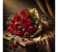 Jigsaw Puzzles for Adults 150 piece Roses Bouquet, 150 Piece Difficult jigsaw puzzles for adults, Challenging Jigsaws 150 pieces, Puzzle Game for The Whole for Women, Gifts for Men 65x65cm