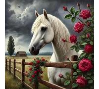 Jigsaw Puzzles for Adults 150 piece Steppe Horse, 150 Piece Difficult jigsaw puzzles for adults, Challenging Jigsaws 150 pieces, Puzzle Game for The Whole for Women, Gifts for Men 65x65cm