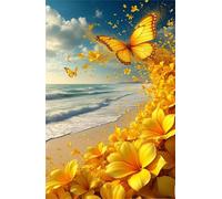 Jigsaw Puzzles for Adults 150, Wave Flowers Butterflies, Impossible Puzzle for Adults Educational Games, Challenging Puzzles, Puzzle Game for Men Women Elders Seniors