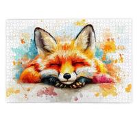 Jigsaw Puzzles for Adults 1500, 1500 Piece Jigsaw Puzzles for Adults, Challenging Wooden Jigsaws Puzzle for The Whole for Women, Puzzle for Home Wall Decor, Gifts for Women/Men, Theme: Fox, R-86