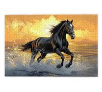 Jigsaw Puzzles for Adults 1500, 1500 Piece Jigsaw Puzzles for Adults, Challenging Wooden Jigsaws Puzzle for The Whole for Women, Puzzle for Home Wall Decor, Gifts for Women/Men, Theme: Horse, O-36