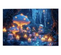 Jigsaw Puzzles for Adults 1500, 1500 Piece Jigsaw Puzzles for Adults, Challenging Wooden Jigsaws Puzzle for The Whole for Women, Puzzle for Home Wall Decor, Gifts for Women/Men, Theme: Mushroom, S-48