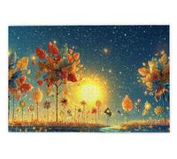 Jigsaw Puzzles for Adults 1500, 1500 Piece Jigsaw Puzzles for Adults, Challenging Wooden Jigsaws Puzzle for The Whole for Women, Puzzle for Home Wall Decor, Gifts for Women/Men, Theme: Moon, U-62