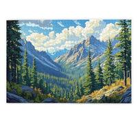 Jigsaw Puzzles for Adults 1500, 1500 Piece Jigsaw Puzzles for Adults, Challenging Wooden Jigsaws Puzzle for The Whole for Women, Puzzle for Home Wall Decor, Gifts for Women/Men, Theme: Forest, T-68