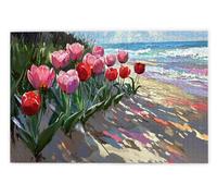 Jigsaw Puzzles for Adults 1500, 1500 Piece Jigsaw Puzzles for Adults, Challenging Wooden Jigsaws Puzzle for The Whole for Women, Puzzle for Home Wall Decor, Gifts for Women/Men, Theme: Tulip, Y-64