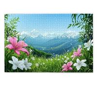 Jigsaw Puzzles for Adults 1500, 1500 Piece Jigsaw Puzzles for Adults, Challenging Wooden Jigsaws Puzzle for The Whole for Women, Puzzle for Home Wall Decor, Gifts for Women/Men, Theme: Landscape, H-48