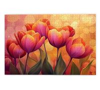 Jigsaw Puzzles for Adults 1500, 1500 Piece Jigsaw Puzzles for Adults, Challenging Wooden Jigsaws Puzzle for The Whole for Women, Puzzle for Home Wall Decor, Gifts for Women/Men, Theme: Tulip, M-68