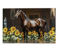 Jigsaw Puzzles for Adults 1500, 1500 Piece Jigsaw Puzzles for Adults, Challenging Wooden Jigsaws Puzzle for The Whole for Women, Puzzle for Home Wall Decor, Gifts for Women/Men, Theme: Horse, H-34