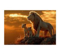 Jigsaw Puzzles for Adults 1500, 1500 Piece Jigsaw Puzzles for Adults, Wooden Puzzle Game for The Whole for Men, Animal Puzzle for Christmas Decorations, Gifts for Women, Theme: Lion Pattern, S-64