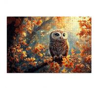 Jigsaw Puzzles for Adults 1500, 1500 Piece Jigsaw Puzzles for Adults, Wooden Puzzle Game for The Whole for Men, Owl Puzzle for Christmas Decorations, Gifts for Women, Theme: Autumn Pattern, Q-38