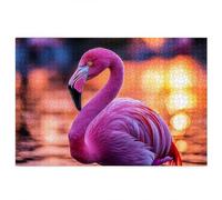 Jigsaw Puzzles for Adults 1500, 1500 Piece Jigsaw Puzzles for Adults, Wooden Puzzle Game for The Whole for Men, Animal Puzzle for Christmas Decorations, Gifts for Women, Theme: Flamingo Pattern, P-96